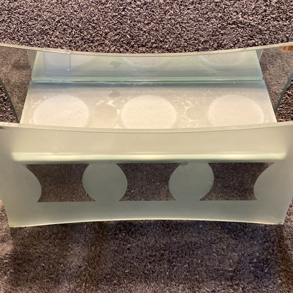 Beautiful Retired Party Lite Glass Tealight/Votive Candle Holder - Picture 14 of 16